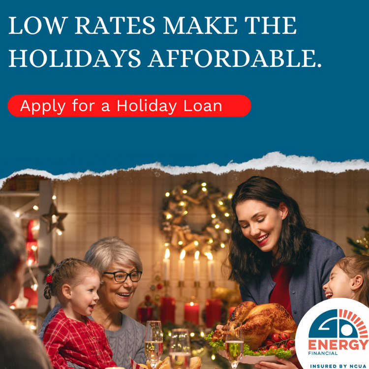 Low rates make the holidays affordable. Click to apply for a holiday loan.